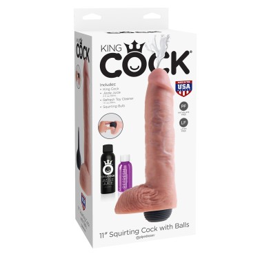 Dildo-squirting cock 11 inch flesh